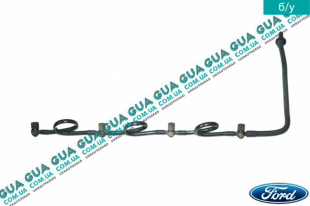  Трубка топливная обратки (возвратка) форсунок   