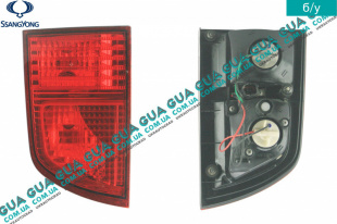 Фонарь задний правый ( внутренний ) SsangYong / САНГЙОНГ KYRON 2.0XDI (1998 куб.см.)