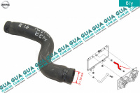 Патрубок / трубка системы охлаждения ( шланг радиатора / верхний ) Nissan / НИССАН ALMERA N16 / АЛЬМЭРА Н16 2.2 DCI ( 2184 куб.см.)