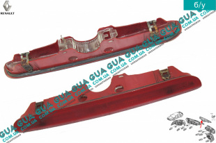 Фонарь сигнала торможения ( дополнительный стоп-сигнал ляда ) 1 шт. ( лифтбек )   