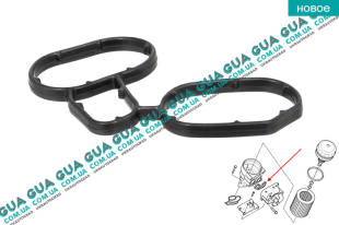 Прокладка масляного радиатора ( теплообменника ) BMW / БМВ 3-series E46 1998-2005 316i (1596 куб.см)