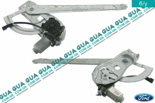 Стеклоподъемник правый электрический Ford / ФОРД TRANSIT 2006- / ТРАНЗИТ 06- 2.2TDCI (2198 куб.см.)