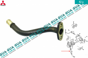 Трубка обратки масла с турбины ( слива масла ) Mitsubishi / МИТСУБИСИ PAJERO III 2000-2006 / ПАДЖЕРО 3 00-06 3.2DI-D (3200 куб.см.)