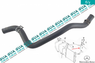 Патрубок / шланг системы охлаждения ( трубка расширительного бачка ) W168   