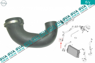 Патрубок интеркулера от турбины к радиатору   