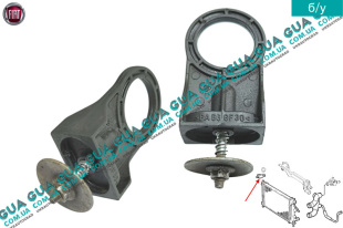 Кронштейн крепления основного радиатора / диффузора   