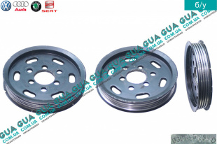 Шкив насоса гидроусилителя руля ( Шкив привода ГУР ) 5 ручейков   