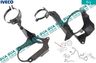 Кронштейн крепления корпуса воздушного фильтра / бачка гидроусилителя руля ( ГУРа )   