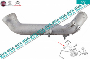 Патрубок / трубка интеркулера ( от интеркулера к турбине )   