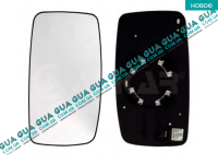 Вкладыш зеркала заднего вида левый с подогревом