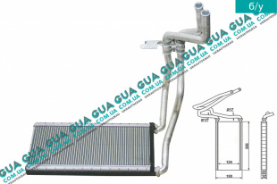 Радиатор печки ( отопителя )   