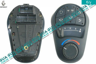 Блок управления печкой с кондиционером левый ( переключатель, регулятор отопителя )   