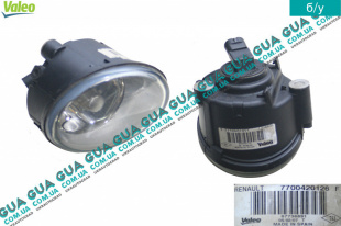 Фара противотуманная левая   