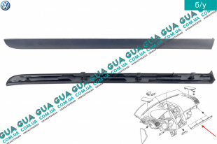 Декоративная накладка панели ( торпеды )   