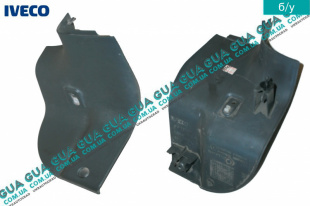 Внутренняя обшивка ( молдинг ) левой средней стойки верхняя часть   