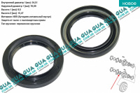 Сальник задней ступицы 54.51x76.09x9.5 ( T12 с 91-00 ) 1шт.