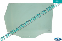 Стекло двери задней левой ( универсал ) Ford / ФОРД FOCUS I 1998-2004 / ФОКУС 1 98-04 1.8TDCI (1753 куб. см.)