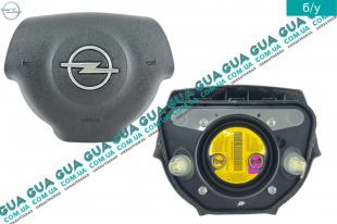 Подушка безопасности AirBag ( руль ) Opel / ОПЕЛЬ VECTRA C / ВЕКТРА С 2.2 Direct (2198 куб.см.)