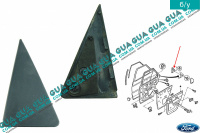 Декоративная накладка / молдинг левой задней двери ( универсал ) Ford / ФОРД ESCORT 1992-1995 / ЭСКОРТ 92-95 1.3 (1299 куб. см.)