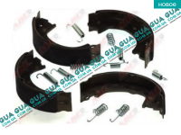 Колодки ручного тормоза ( спарка )