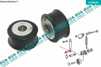 Втулка амортизатора натяжителя ремня генератора нижняя