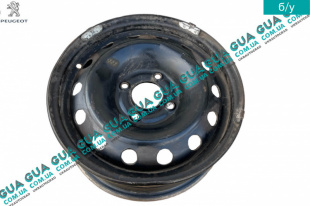 Диск колесный r14 5.5JX14 4X108-65 ET 34 металлический ( стальной / железный ) Peugeot / ПЕЖО 206 1.9D (1868 куб.см.)