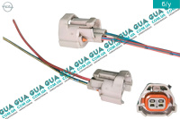 Фишка / разъем / штекер с проводами ( колодка ) датчика топливного насоса высокого давления ТНВД ( два контакта ) Opel / ОПЕЛЬ CORSA C 2000-2009 / КОРСА С 00-09 1.7DTI V16 (1686 куб. см.)