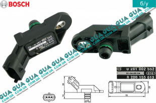 Датчик давления наддува воздуха Мапсенсор   