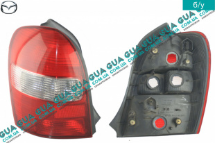Фонарь задний левый ( универсал, хетчбек ) Mazda / МАЗДА 323 F 1998-2004 1.5 16V (1498 куб.см. )
