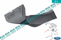 Воздуховод отопителя / печки салона торпедо / левый нижний