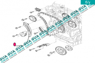 Натяжитель  цепи привода распредвала ( Планка натяжитель цепи ГРМ )   