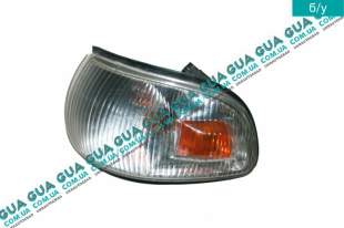 Указатель поворота левый белый поворотник Hyundai / ХЮНДАЙ H100 1993-2000 2.5TD (2477 куб. см.)