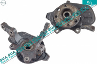 Поворотный кулак / цапфа правая с ступицей под ABS / АБС / 22 шлица / 4 болта Opel / ОПЕЛЬ CORSA C 2000-2009 / КОРСА С 00-09 1.7DTI V16 (1686 куб. см.)