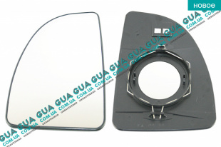 Вкладыш зеркала заднего вида левый   