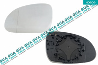 Вкладыш зеркала заднего вида левый с подогревом Seat / СЕАТ ALHAMBRA 1996-2010 1.8T (1784 куб.см.)