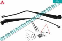 Щеткодержатель задних дверей ( дворник, рычаг стеклоочистителя ) Mitsubishi / МИТСУБИСИ PAJERO III 2000-2006 / ПАДЖЕРО 3 00-06 3.5 (3497 куб.см.)