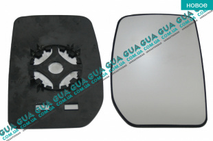 Вкладыш зеркала заднего вида правый без подогрева Ford / ФОРД TRANSIT 2006- / ТРАНЗИТ 06- 2.2TDCI (2198 куб.см.)