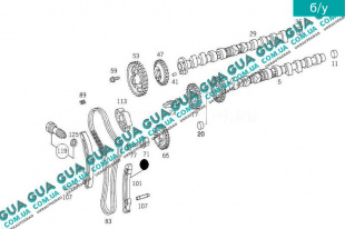 Успокоитель цепи привода распредвала ( Планка успокоителя цепи ГРМ )   