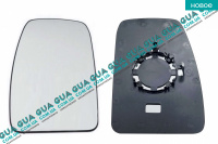 Вкладыш зеркала заднего вида левый без подогрева ( выпукл. )