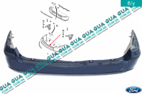 Бампер задний ( универсал ) Ford / ФОРД FOCUS I 1998-2004 / ФОКУС 1 98-04 1.8TDCI (1753 куб. см.)
