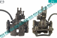 Суппорт задний левый Mazda / МАЗДА 323 F 1998-2004 1.5 16V (1498 куб.см. )