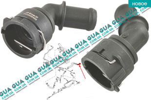 Фланец охлаждающей жидкости / быстросьемная муфта    