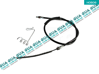Трос ручного тормоза ( левый ) (задний ) ( 1528/238 mm )