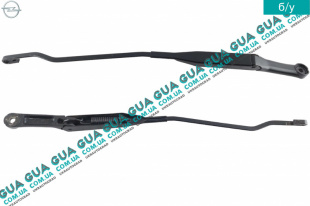 Щеткодержатель левый ( дворник, поводок / рычаг стеклоочистителя ) Opel / ОПЕЛЬ CORSA C 2000-2009 / КОРСА С 00-09 1.7DTI V16 (1686 куб. см.)