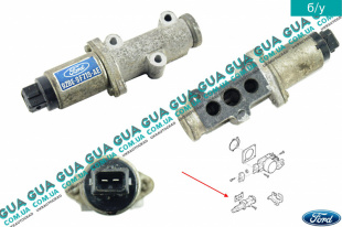 Клапан / регулятор холостого хода Ford / ФОРД ESCORT 1992-1995 / ЭСКОРТ 92-95 1.6i 16V (1597 куб.см. )