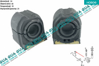Втулка / подушка стабилизатора переднего D23 ( 1шт )