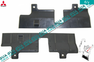 Накладка / защита радиатора интеркулера   