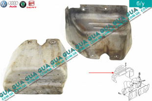 Термозащита выпускного коллектора ( термозащитный экран )   