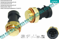 Термовыключатель вентилятора радиатора ( Датчик включения вентилятора ) Fiat / ФИАТ BRAVO I 1996-2001 / БРАВО 1 1.9JTD (1910 куб.см.)