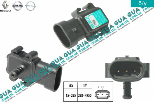 Датчик давления наддува воздуха Мапсенсор   